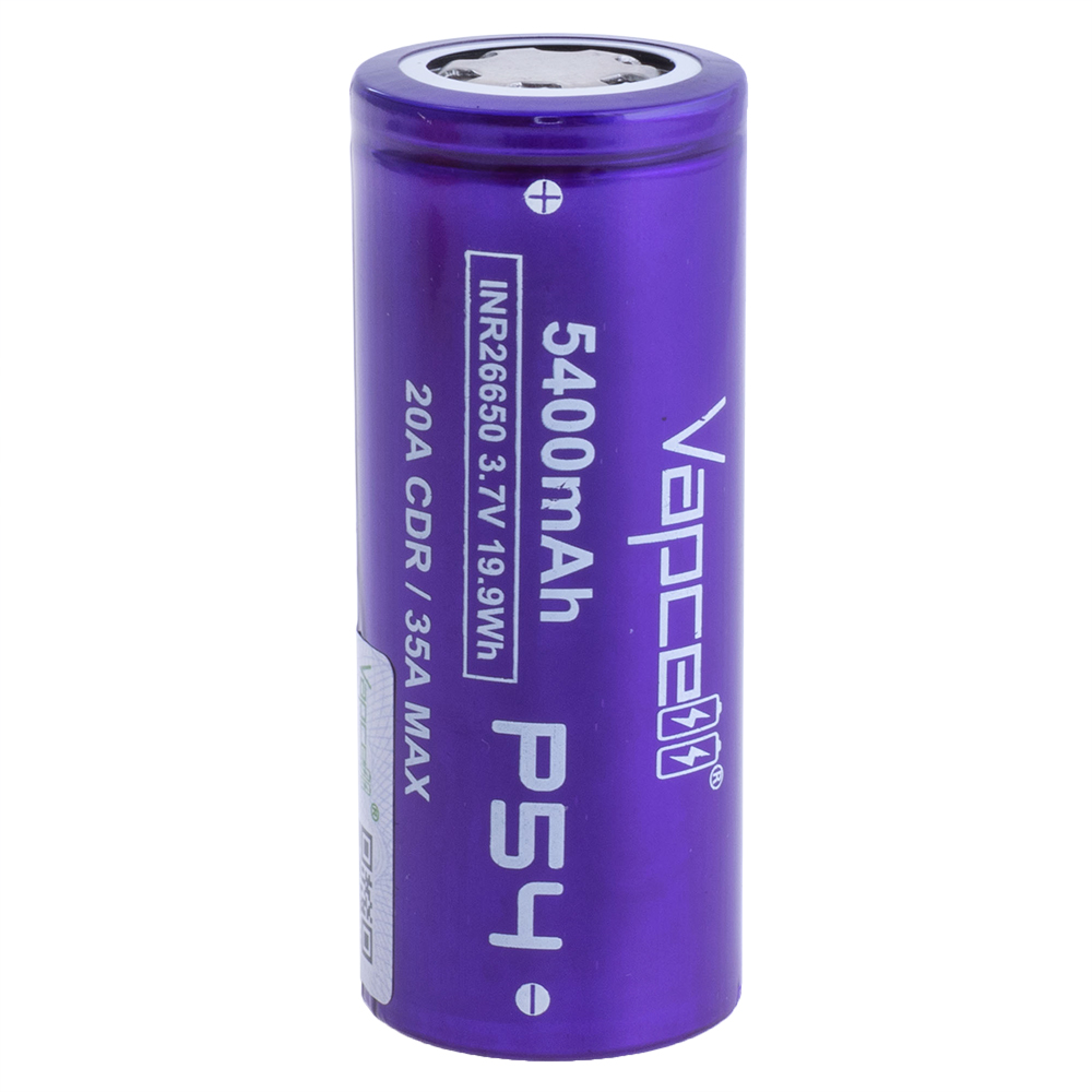 INR26650 (P54, LiIon, 5400mAh, 20A/35A, 3.7V, Vapcell)