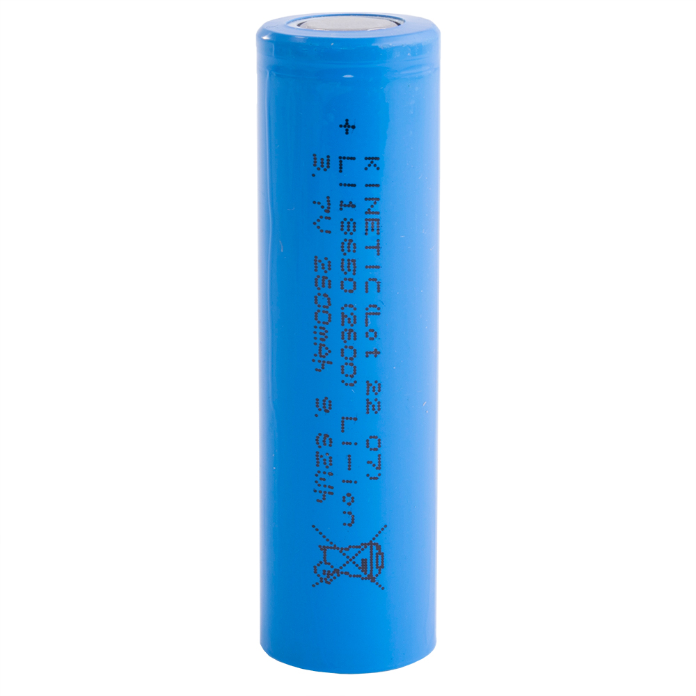 Аккумулятор LI18650 2600mAh 3.7V, KINETIC