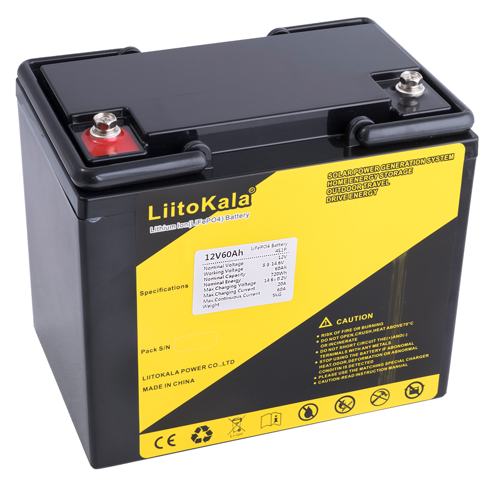 Аккумулятор LiFePO4 12 V 60Ah Аккумулятор LiFePO4 12 V 60Ah