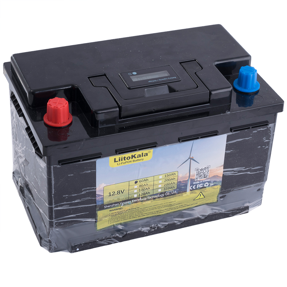 Акумулятор LiFePO4 12 V 60Ah LiitoKala с индикатором Акумулятор LiFePO4 12 V 60Ah LiitoKala с индикатором