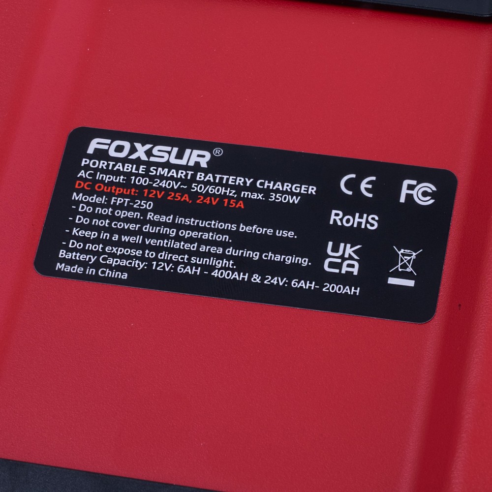 Зарядний пристрій для LiFePo4, AGM, EFB, GEL акумуляторів 12V/24V, 25A,  FPT-250