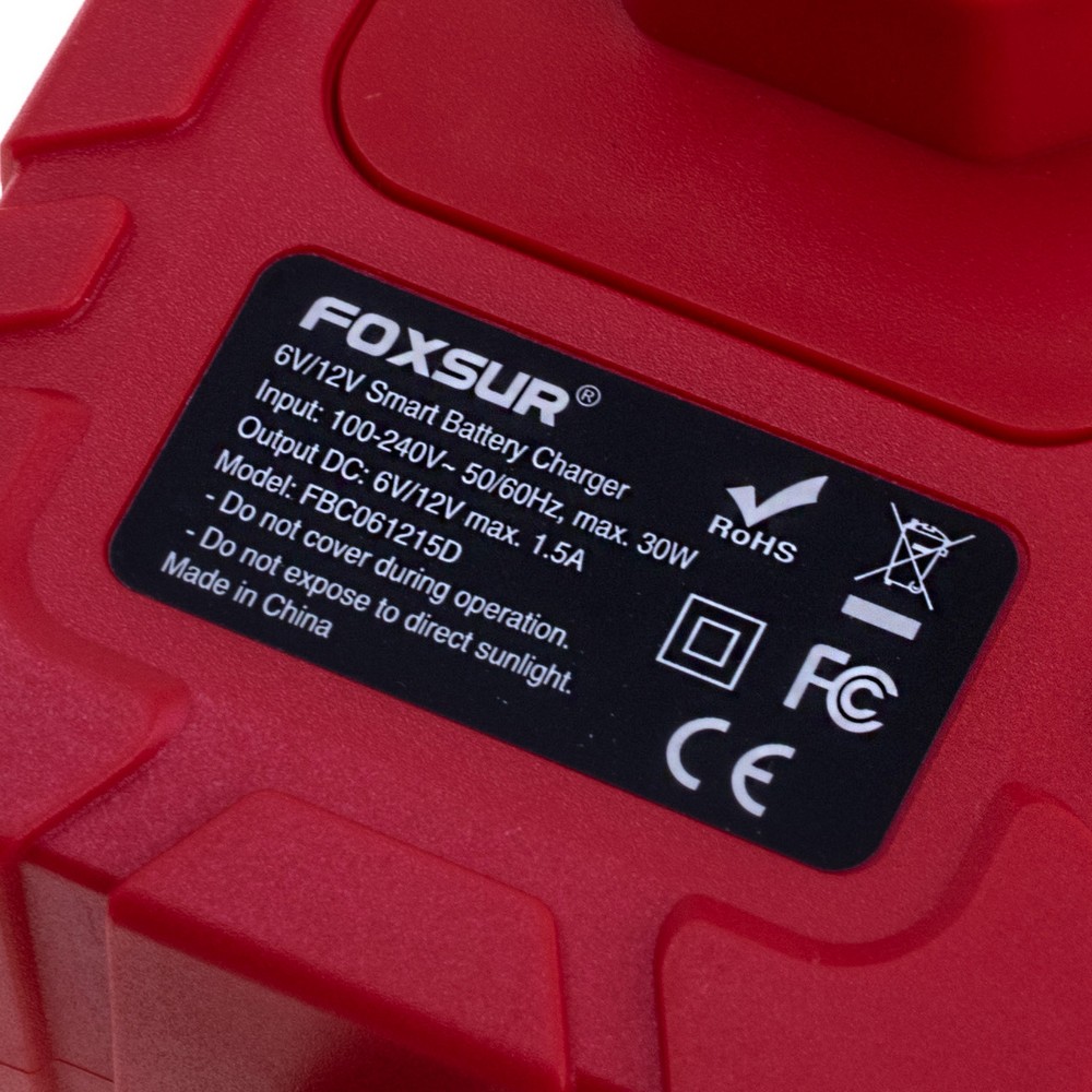 Зарядний пристрій для LiFePo4, AGM, EFB, GEL акумуляторів 6V/12V, 1,5A,  FBC061215D