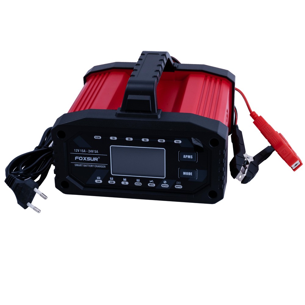 Зарядний пристрій для LiFePo4, AGM, EFB, GEL акумуляторів 12V/24, 15A, FAC-150 Зарядний пристрій для LiFePo4, AGM, EFB, GEL акумуляторів 12V/24, 15A, FAC-150