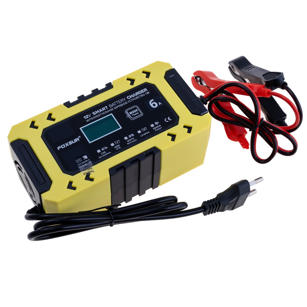 Зарядний пристрій для LiFePo4, AGM, EFB, GEL акумуляторів 12V, 6A, FBC1206F Зарядний пристрій для LiFePo4, AGM, EFB, GEL акумуляторів 12V, 6A, FBC1206F