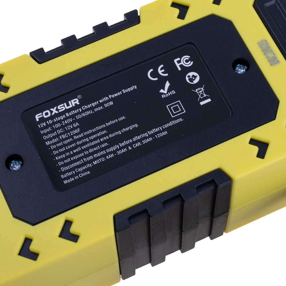 Зарядний пристрій для LiFePo4, AGM, EFB, GEL акумуляторів 12V, 6A,  FBC1206F