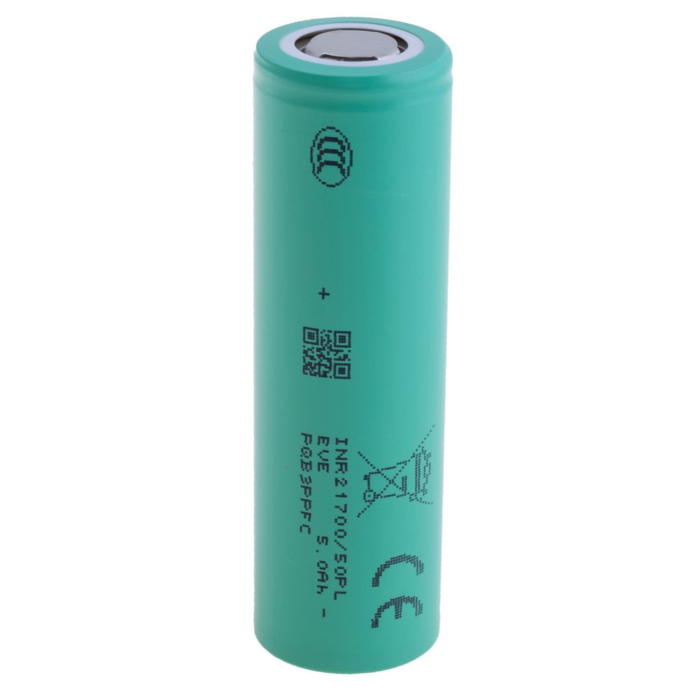 Li-Ion 5000мАг, 3,6В, 21700 EVE Li-Ion-Akku INR21700/50PL Grade A