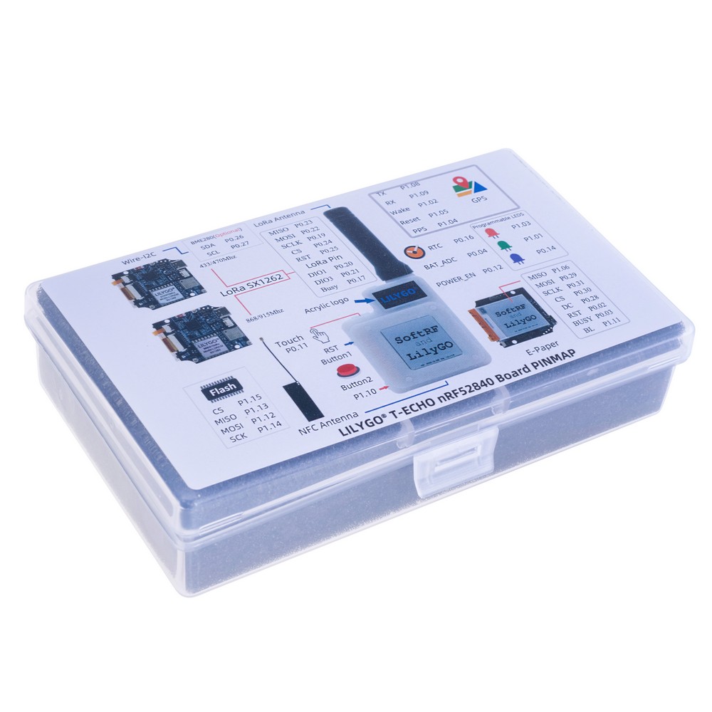 LILYGO® TTGO SoftRF T-Echo NRF52840
