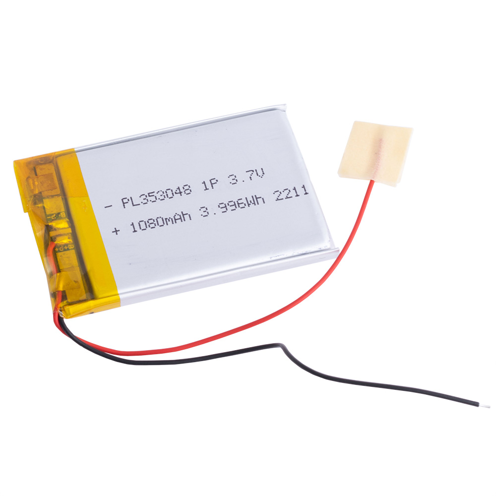 LiPo 1080 mAh, 3,7V, 3,7x30,5x48,5мм (LiPower) аккумулятор литий-полимерный)