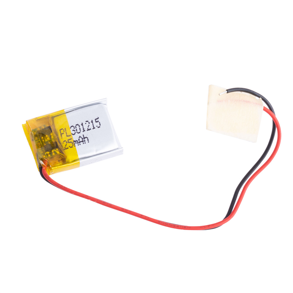 LiPo 25 mAh, 3,7V, 3,2x12,5x15,5мм (LiPower) аккумулятор литий-полимерный)