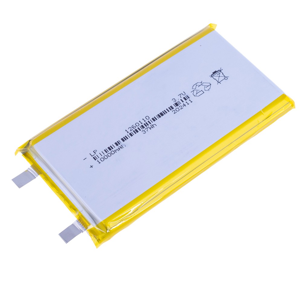 LiPo 10000 mAh, 3,7V, 12x60x110мм (LiPower) аккумулятор литий-полимерный)