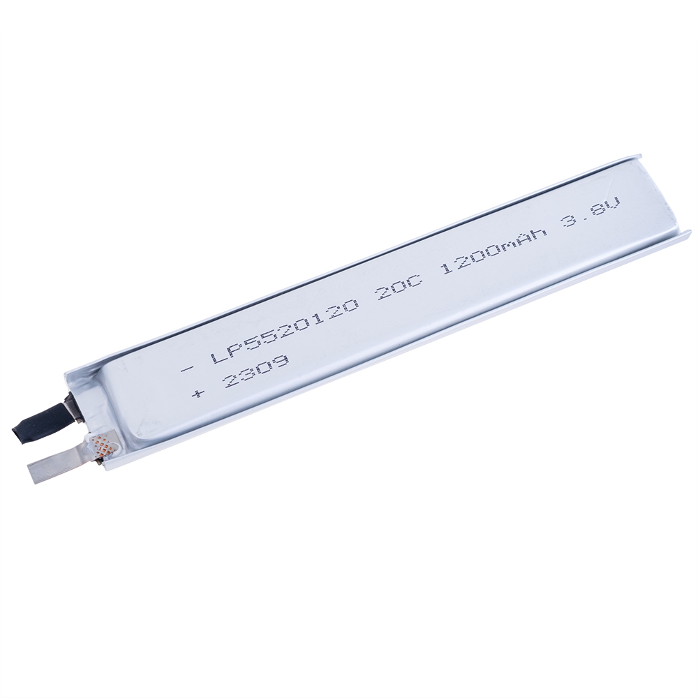 LiPo 1200 mAh, 3,7V, 5,5x120x20мм (LiPower) акумулятор літій-полімерний)
