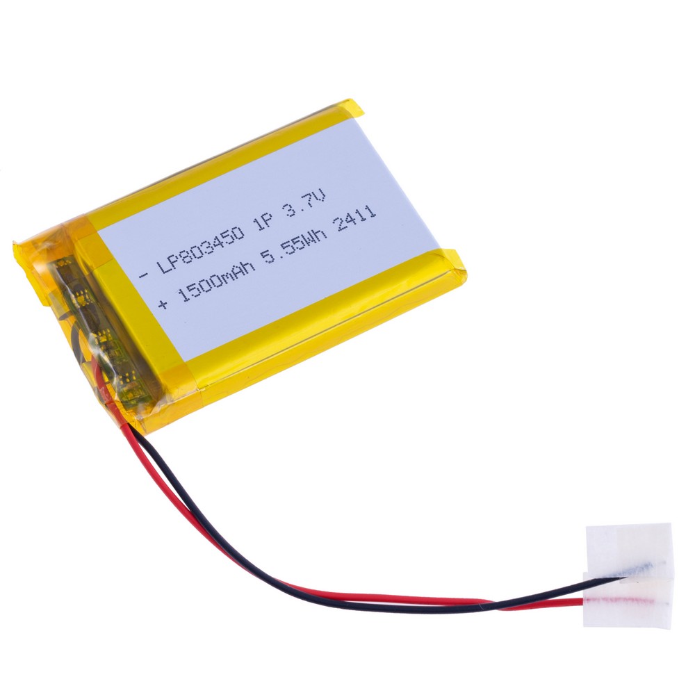 LiPo 1500 mAh, 3,7V, 8,2x34,5x50,5мм (LiPower) аккумулятор литий-полимерный)