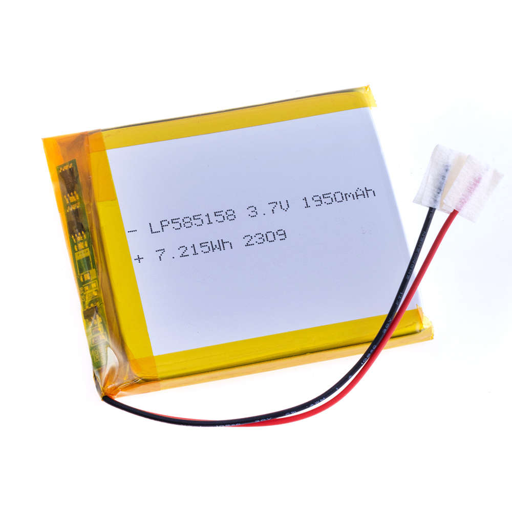 LiPo 1950 mAh, 3,7V, 5,8x51x58мм (LiPower) аккумулятор литий-полимерный)