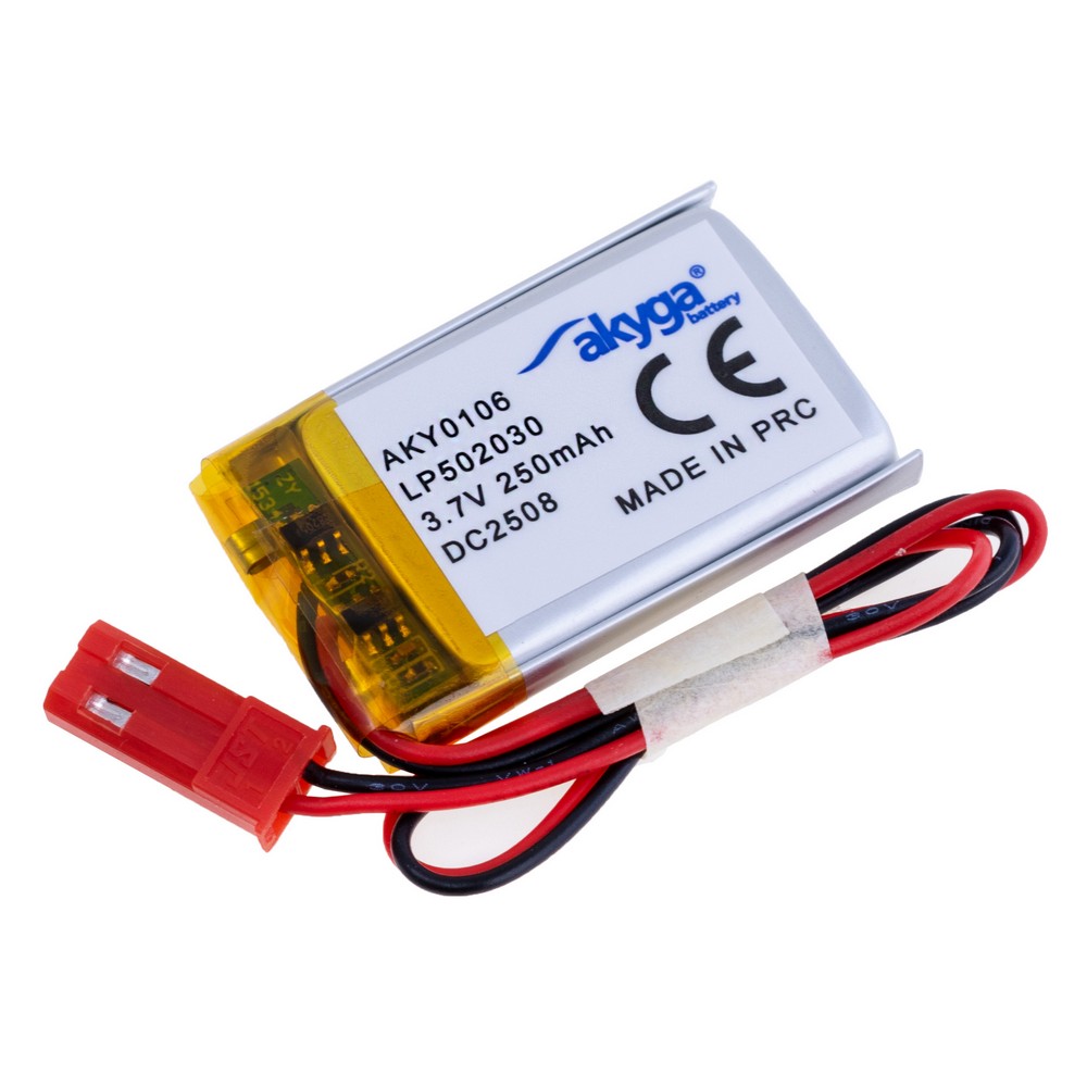 LiPo 250 mAh, 3,7V AKY-LP502030