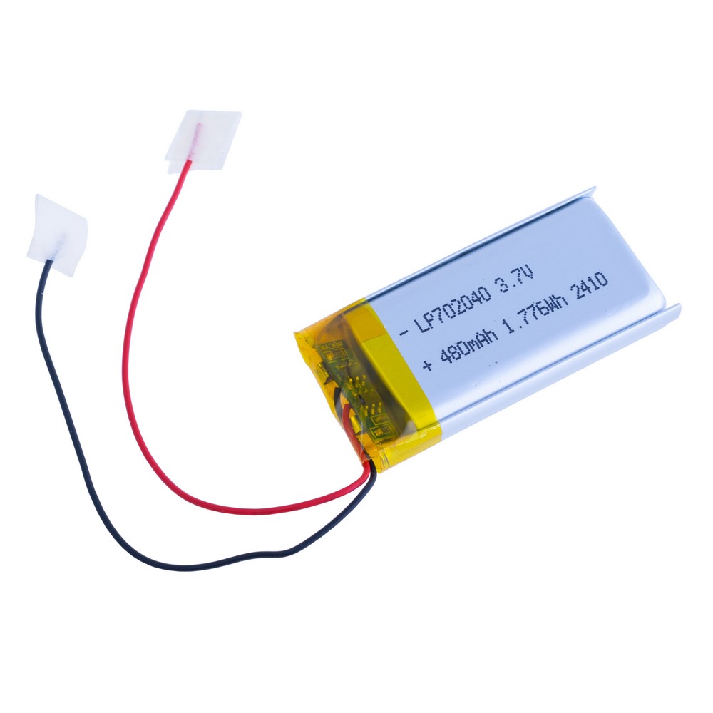 LiPo 480 mAh, 3,7V, 7x20,5x40,5мм (LiPower) аккумулятор литий-полимерный)