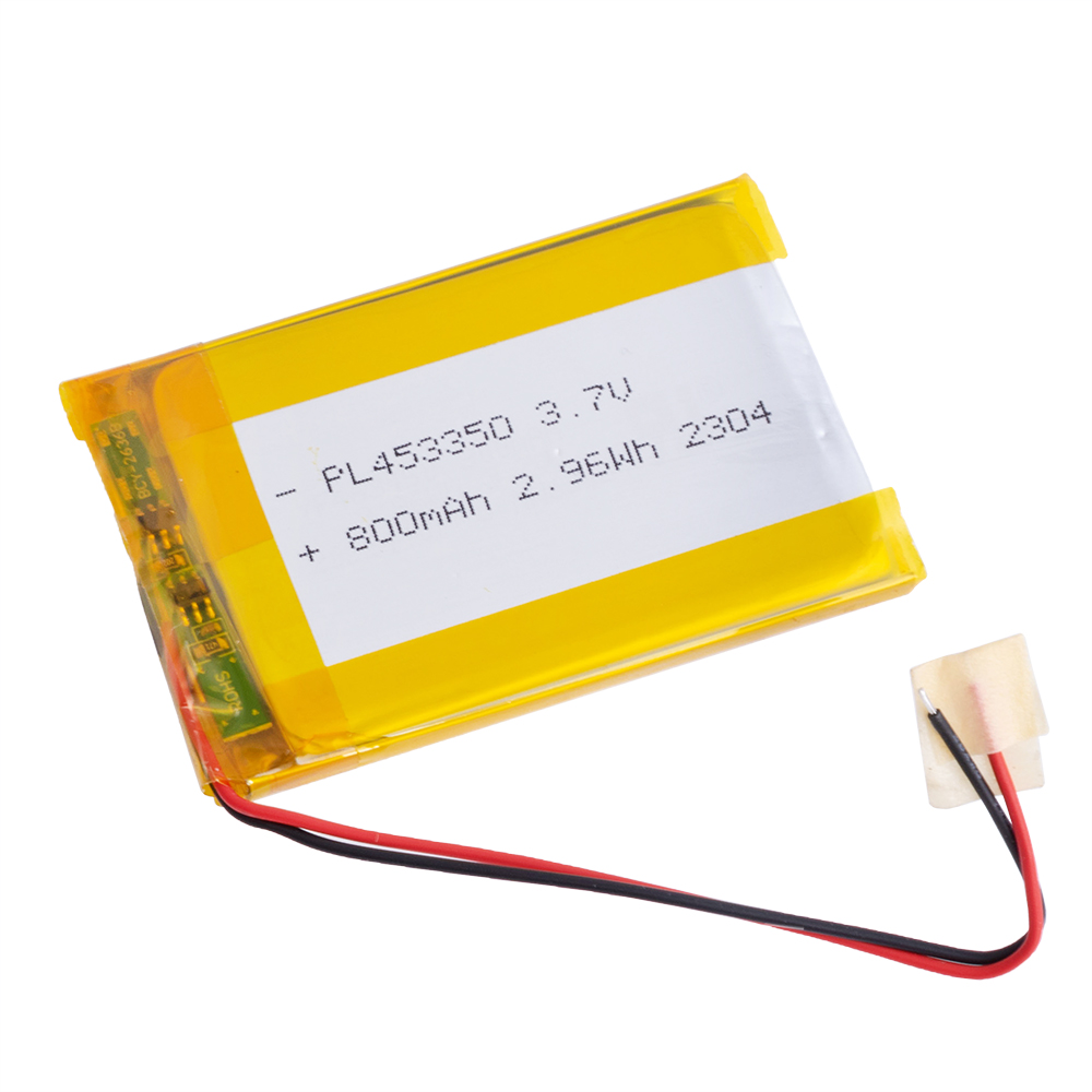 LiPo 800 mAh, 3,7V, 4,5x33x50мм (LiPower) аккумулятор литий-полимерный)