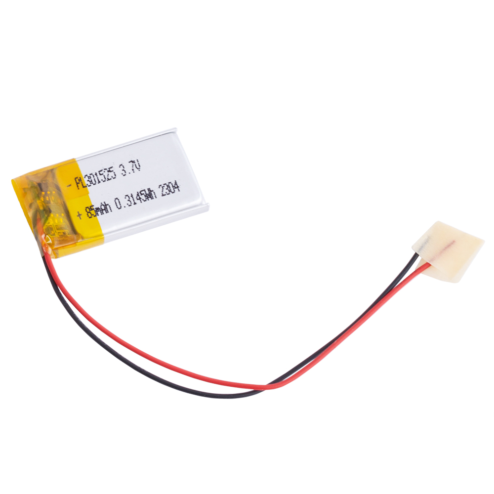 LiPo 85 mAh, 3,7V, 3x15x25мм (LiPower) аккумулятор литий-полимерный)