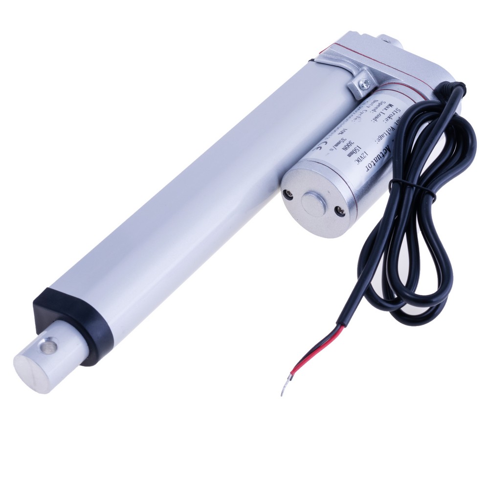 Лінійний мотор металевий 12VDC, шток 150мм. Швидкість 35мм/с Лінійний мотор металевий 12VDC, шток 150мм. Швидкість 35мм/с