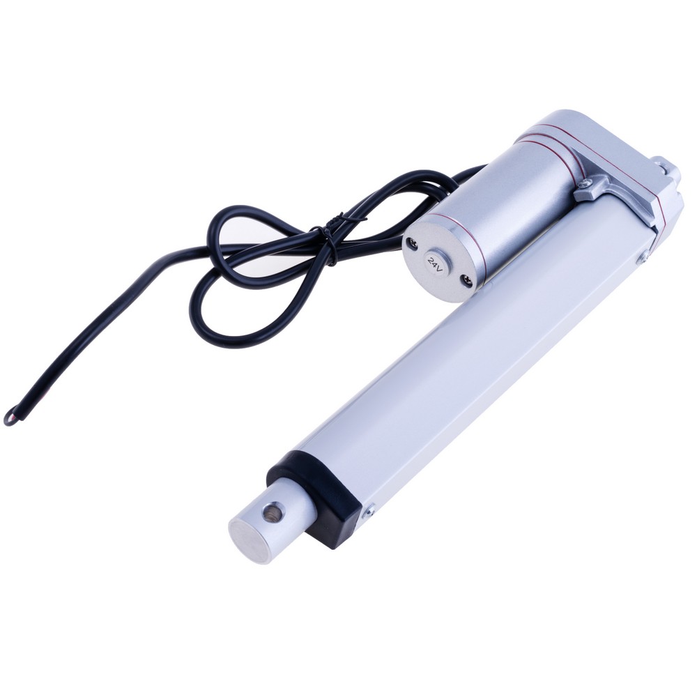 Лінійний мотор металевий 24VDC, шток 150мм. Швидкість 20мм/с