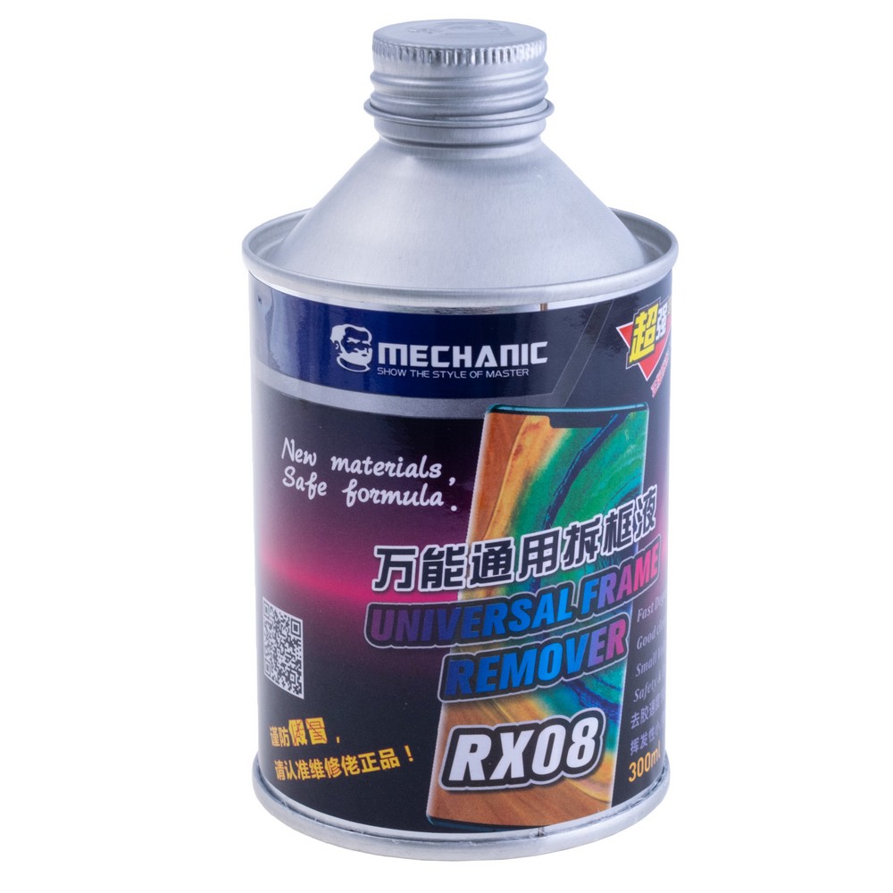 Смывка остатков клея (LOCA/OCA/PVA) с дисплеев, RX08 (Mechanic) 300ml