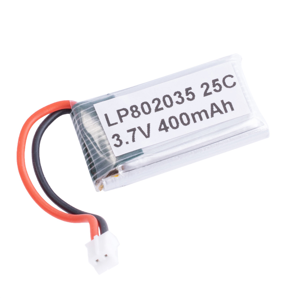 Аккумулятор LP802035 25C 3.7V 400mAh, pcb+wires+ PH2(connector) Аккумулятор LP802035 25C 3.7V 400mAh, pcb+wires+ PH2(connector)