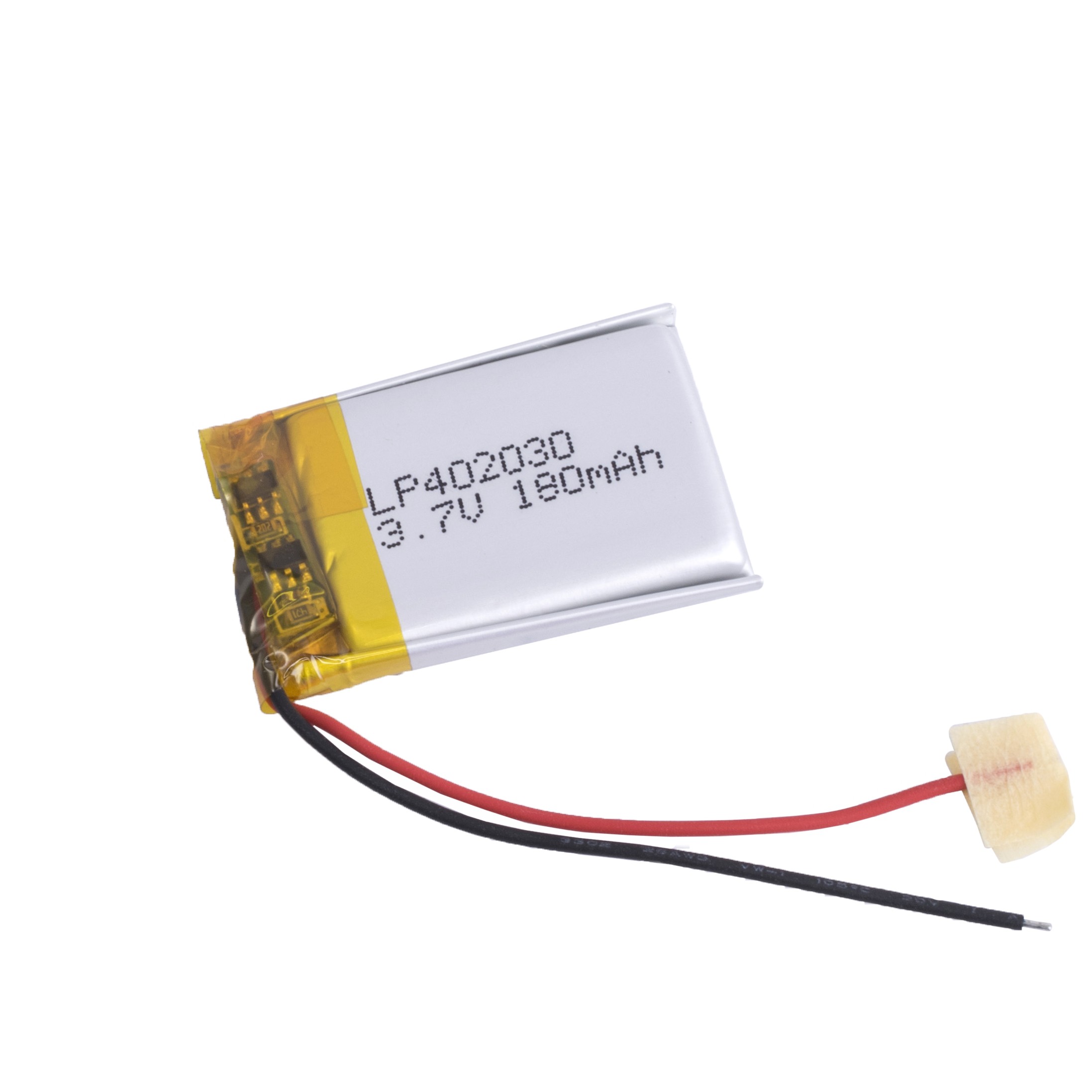 LiPo 180 mAh, 3,7V, 4x20x30мм (LiPower) аккумулятор литий-полимерный)