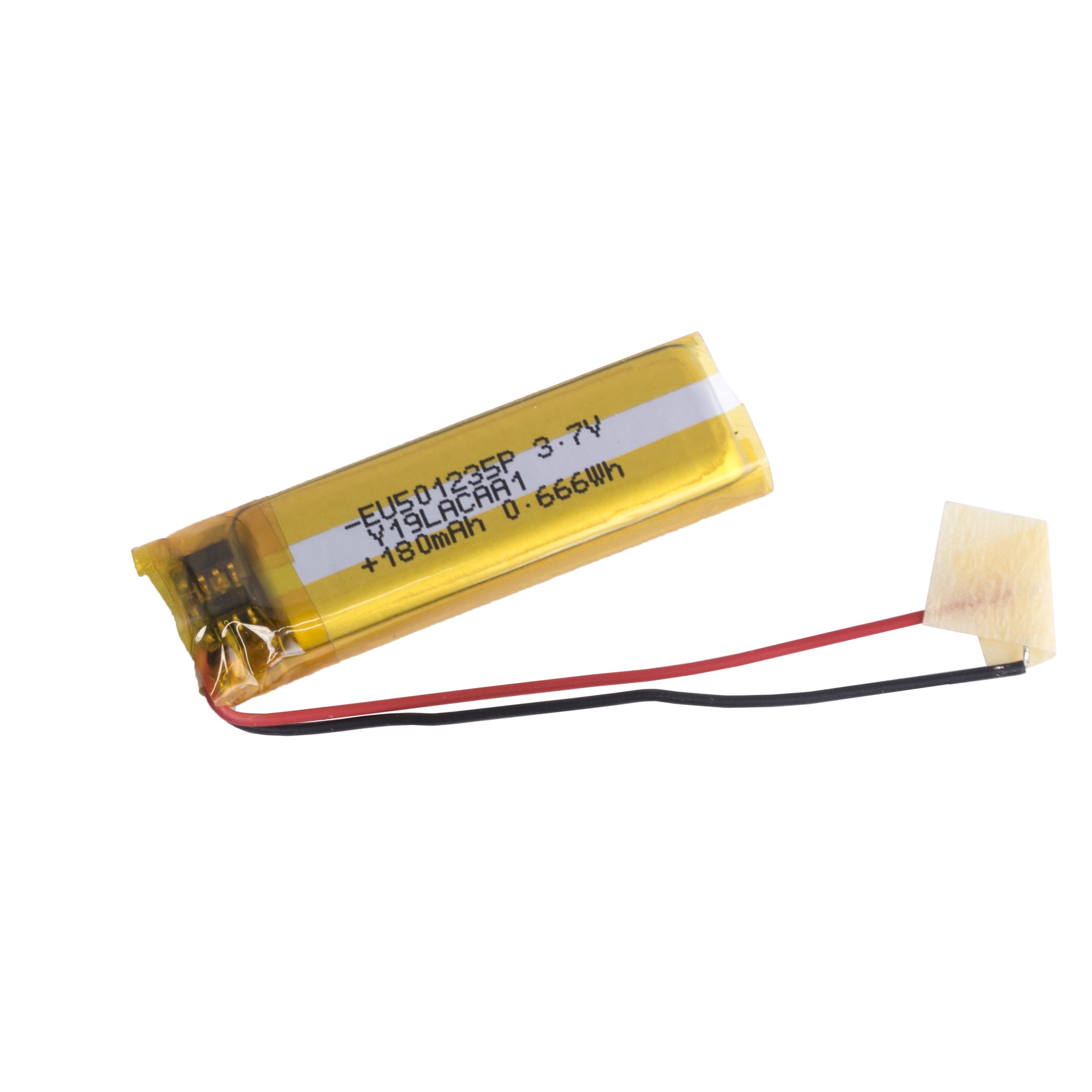 LiPo 180 mAh, 3,7V, 5x12x35мм (LiPower) аккумулятор литий-полимерный)