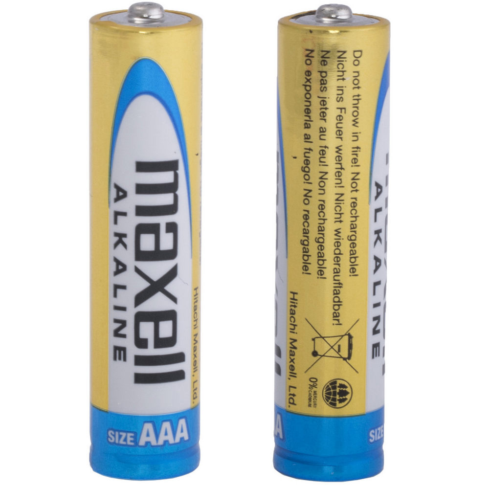 Батарейка щелочная, LR03, AAA, 1.5V, Maxell Alkaline (723671.04)