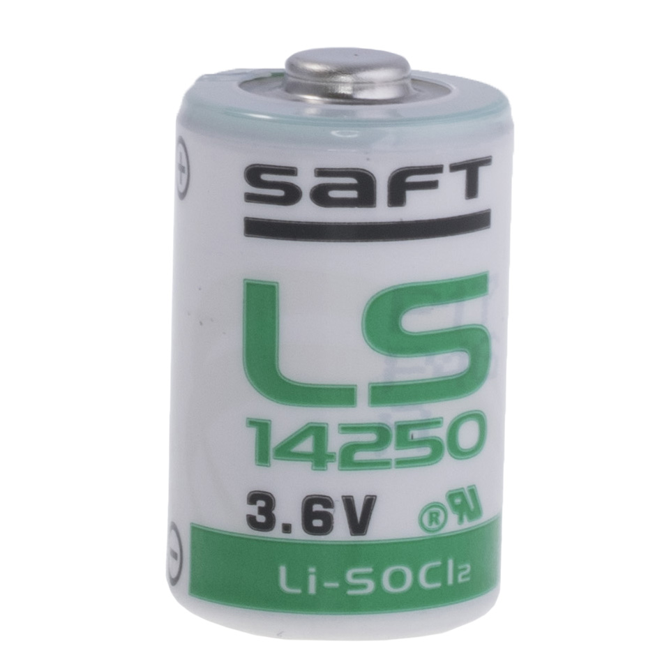 SAFT Lithium Batterie 1/2AA  LS14250 3,6V 1,2 Ah  Lithium-Thionylchlorid