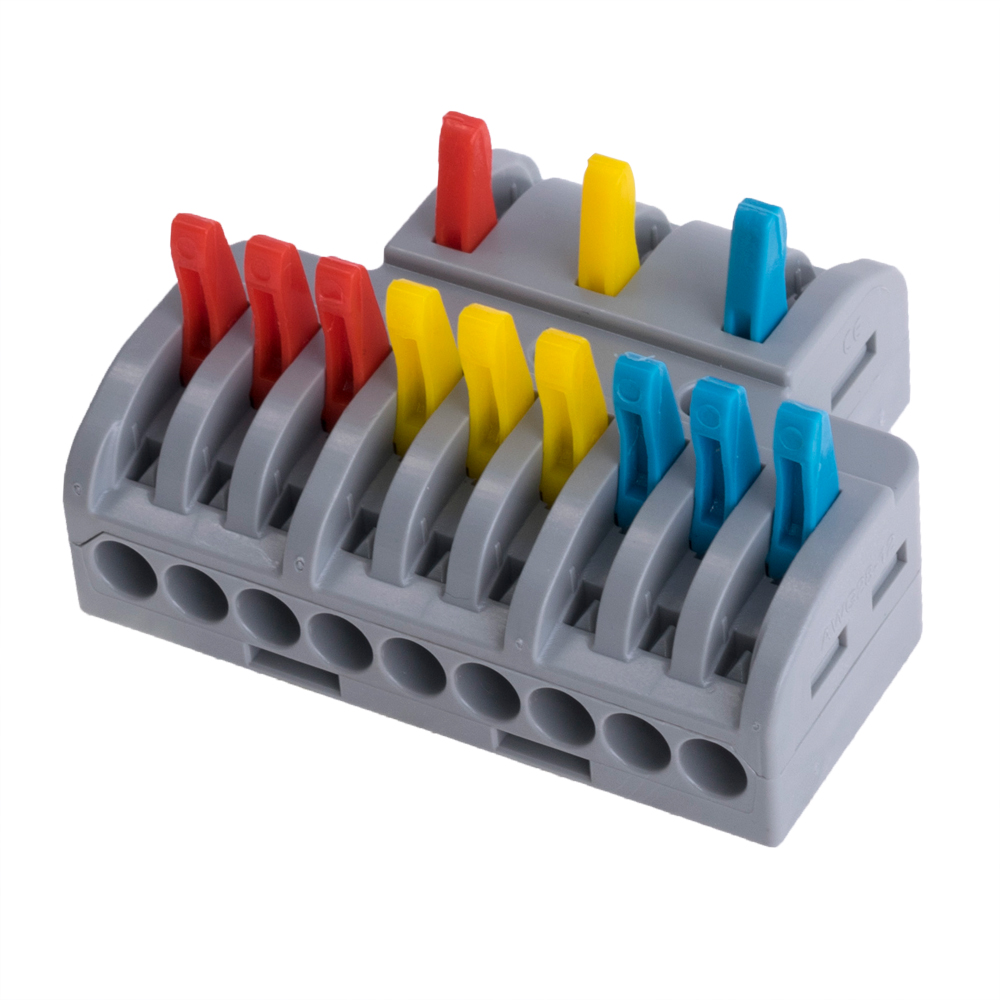 Клемма LT-933 (9х3 контакта, 0.08-4.0mm2 (28-12AWG)), 32A / 250-600V) Клемма LT-933 (9х3 контакта, 0.08-4.0mm2 (28-12AWG)), 32A / 250-600V)