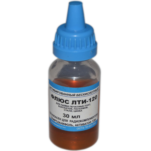 Flussmittel Löt- LTI-120 (40 ml) Fläschchen Plastiktropfenzähler