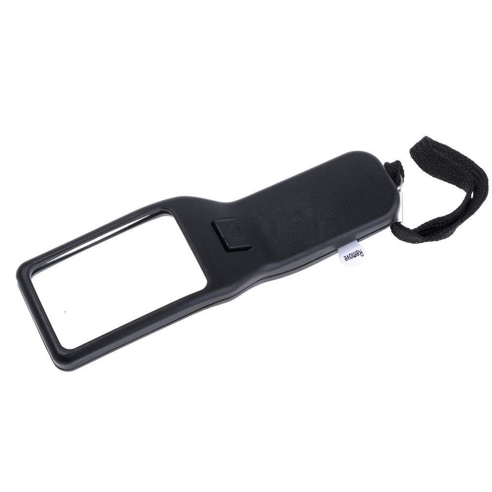 Taschenlupe mit LED-Hintergrundbeleuchtung und UV, 5X Vergrößerung, Linse-47х32mm Taschenlupe mit LED-Hintergrundbeleuchtung und UV, 5X Vergrößerung, Linse-47х32mm