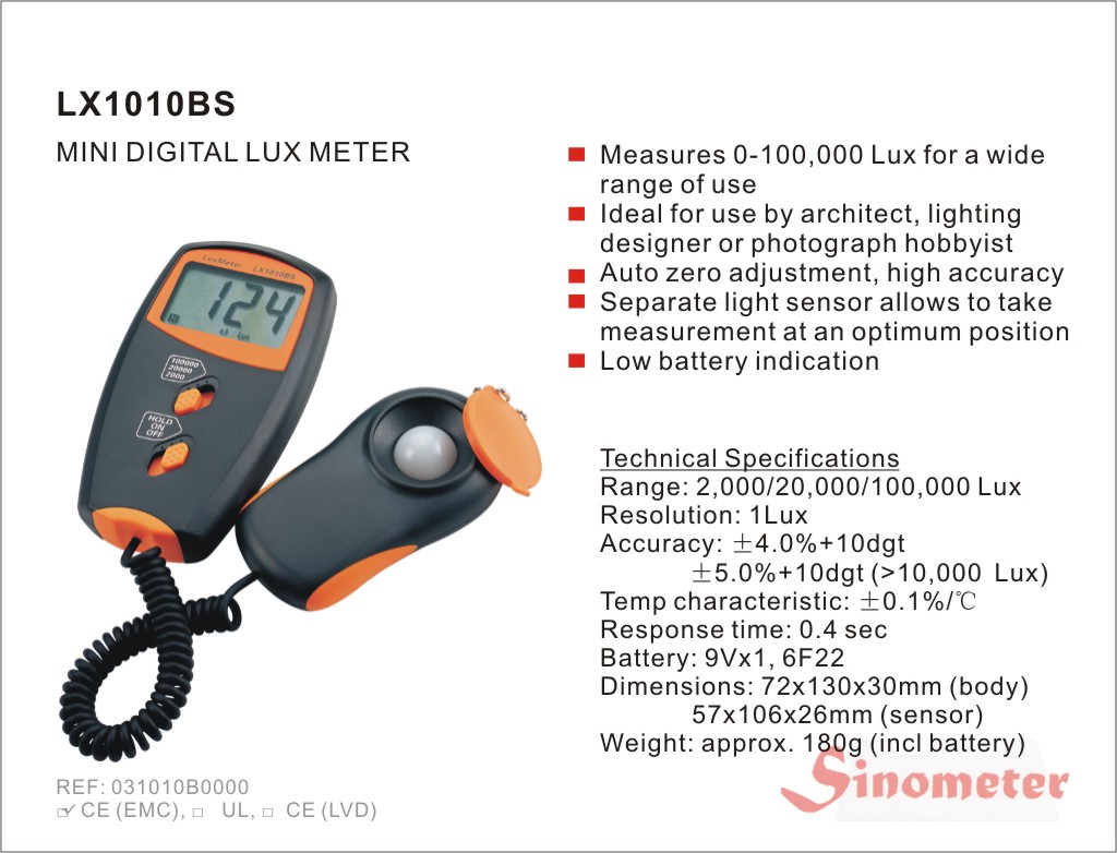 Lichtmesser LX1010BS