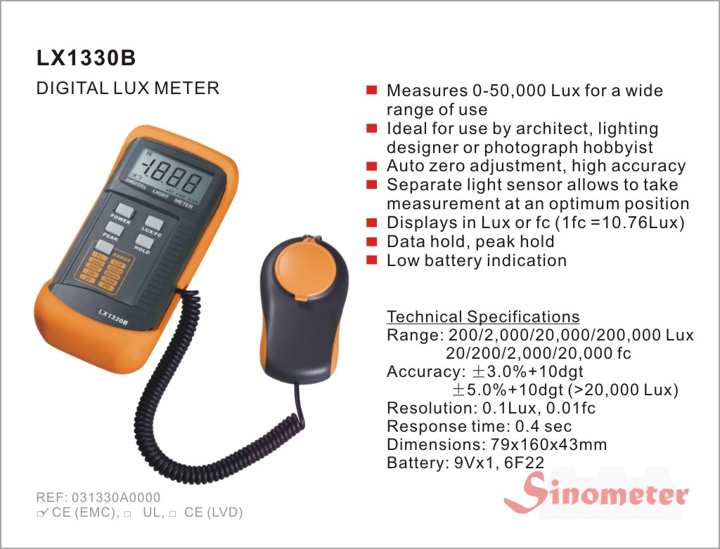 Lichtmesser LX1330B