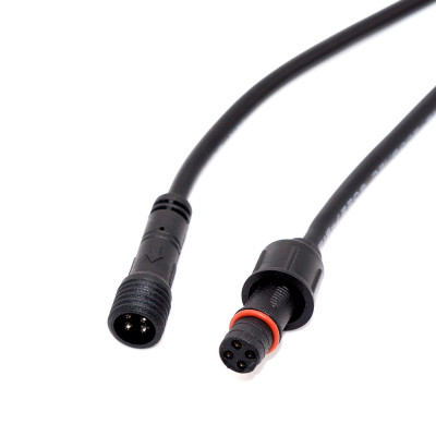 Комплект герметичних роз'ємів M10 на 3pin, IP67, з кабелем Комплект герметичних роз'ємів M10 на 3pin, IP67, з кабелем