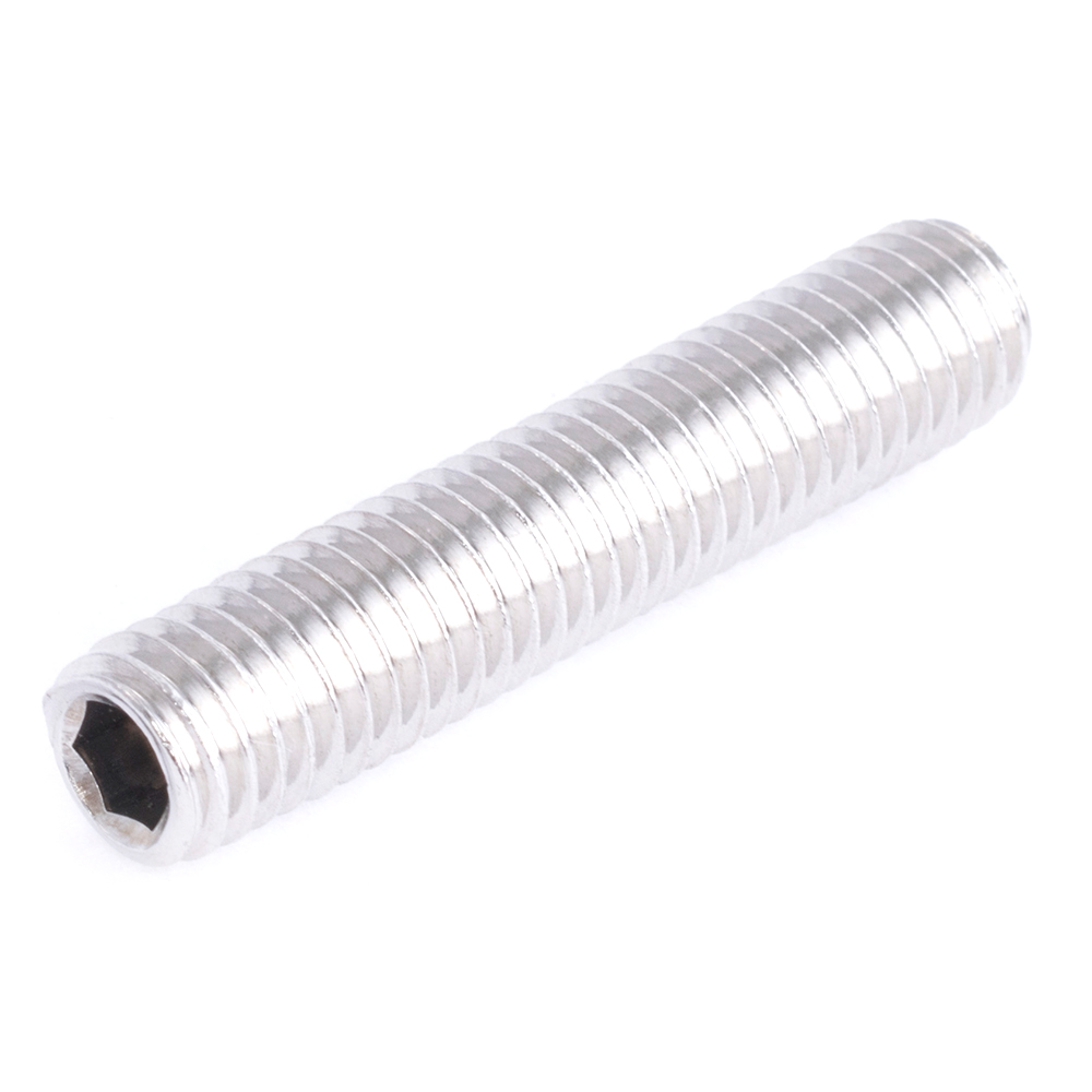 Винт установочный M8x40mm (нержавеющая сталь 304, внутренний шестигранник, плоский конец) Винт установочный M8x40mm (нержавеющая сталь 304, внутренний шестигранник, плоский конец)