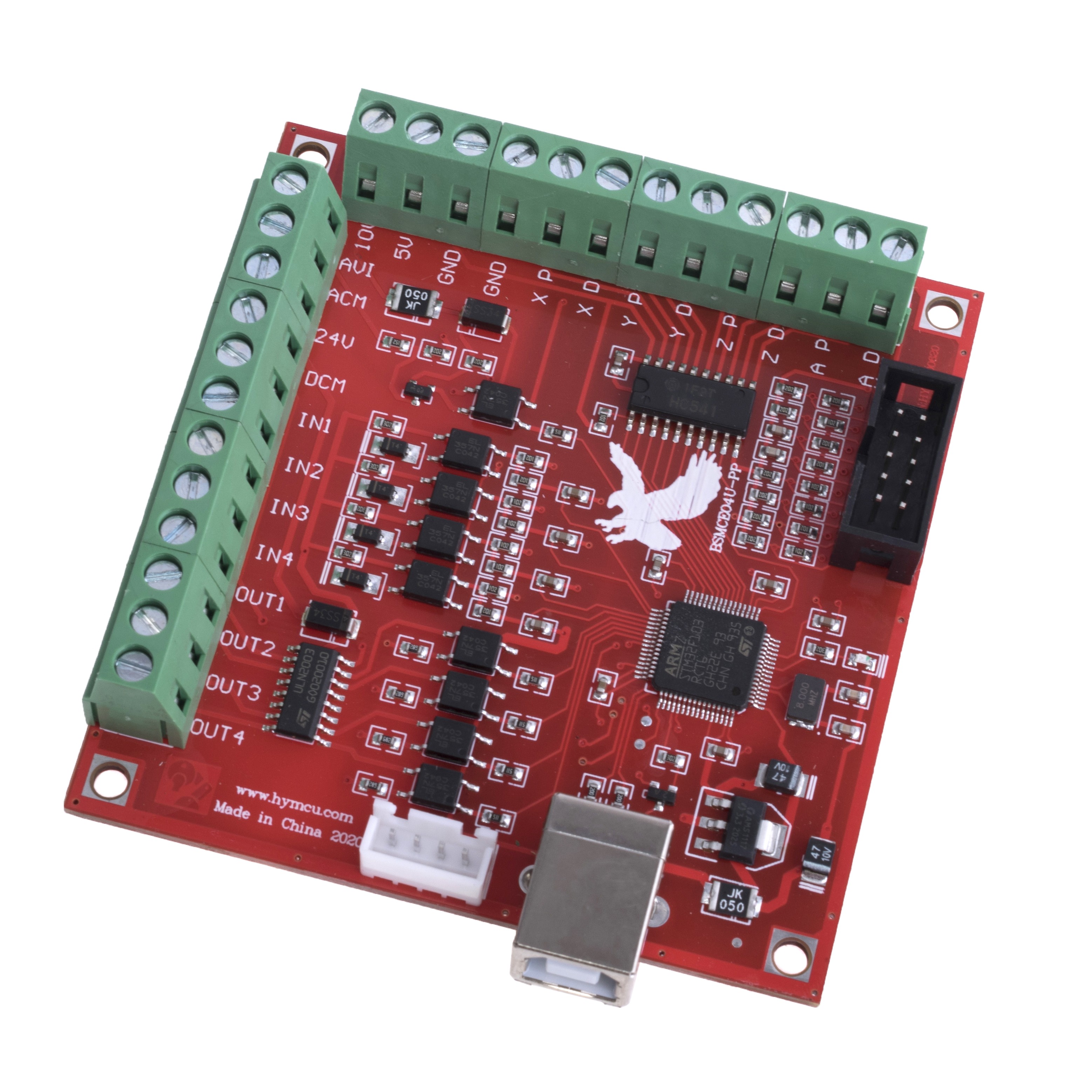 Плата управления станком с чпу. MACH3 driver USB RED