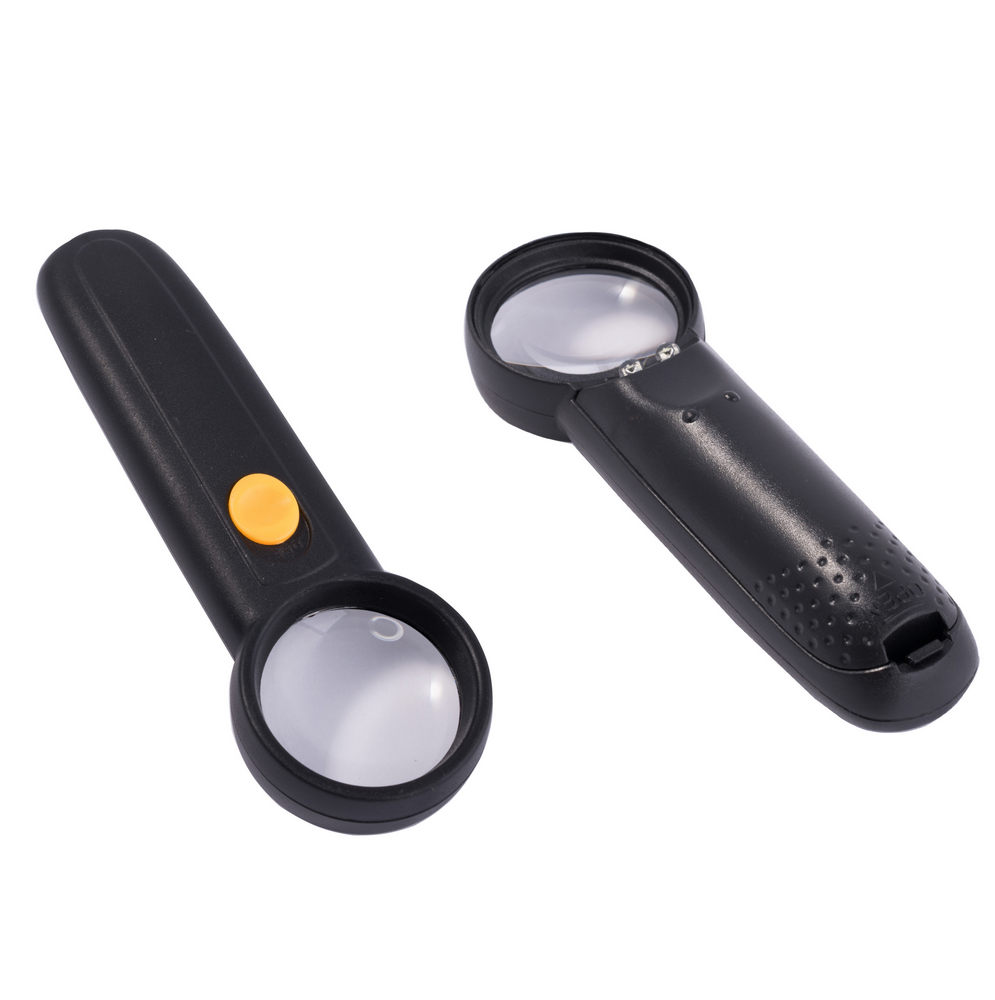 Ручная лупа с LED подсветкой, 8X увеличение, диаметр 37 мм, Magnifier 6B-2A Ручная лупа с LED подсветкой, 8X увеличение, диаметр 37 мм, Magnifier 6B-2A