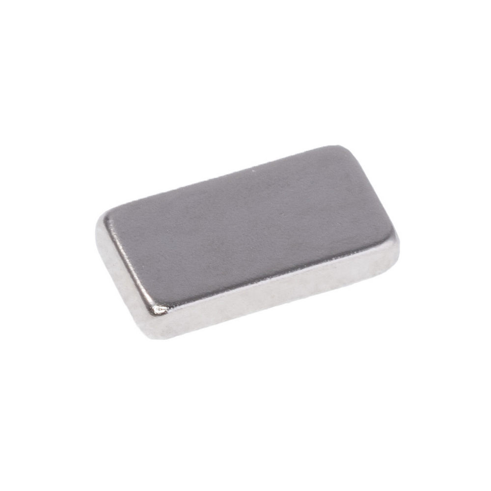 Neodym Magnet, Block 10 x 5 x 2 mm (N48), Ni+Cu+Ni (Nickel)