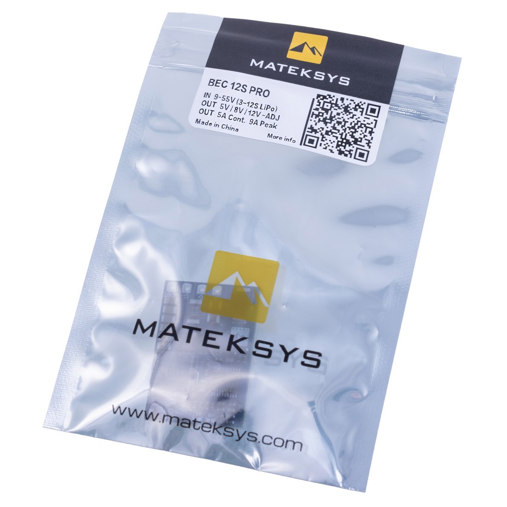 Регулятор живлення Matek BEC12S-PRO 9-55V 5V/8V/12V