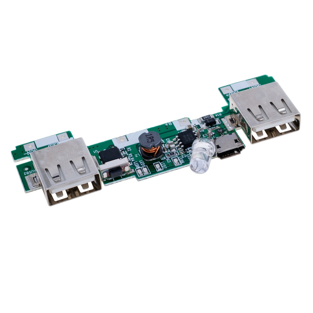 Модуль для PowerBank с возможностью подключения солнечной батареи