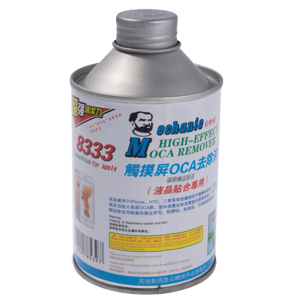 Смывка остатков клея (OCA) с дисплеев 8333 (Mechanic) 300ml