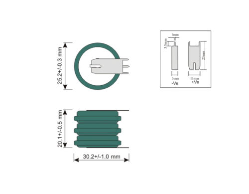 MH170B3AL3 Akku NiMH 3,6V 170mAh 3pin Kinetic