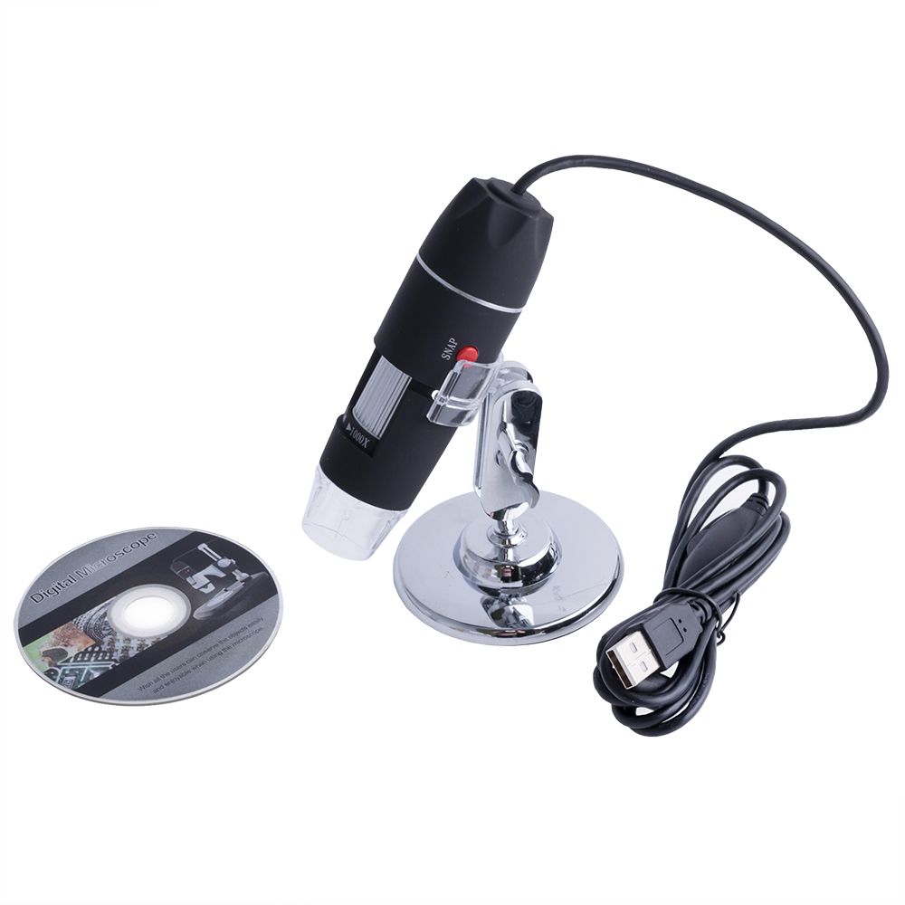 Микроскоп USB 1,3 MPix 40x-1000x с подсветкой