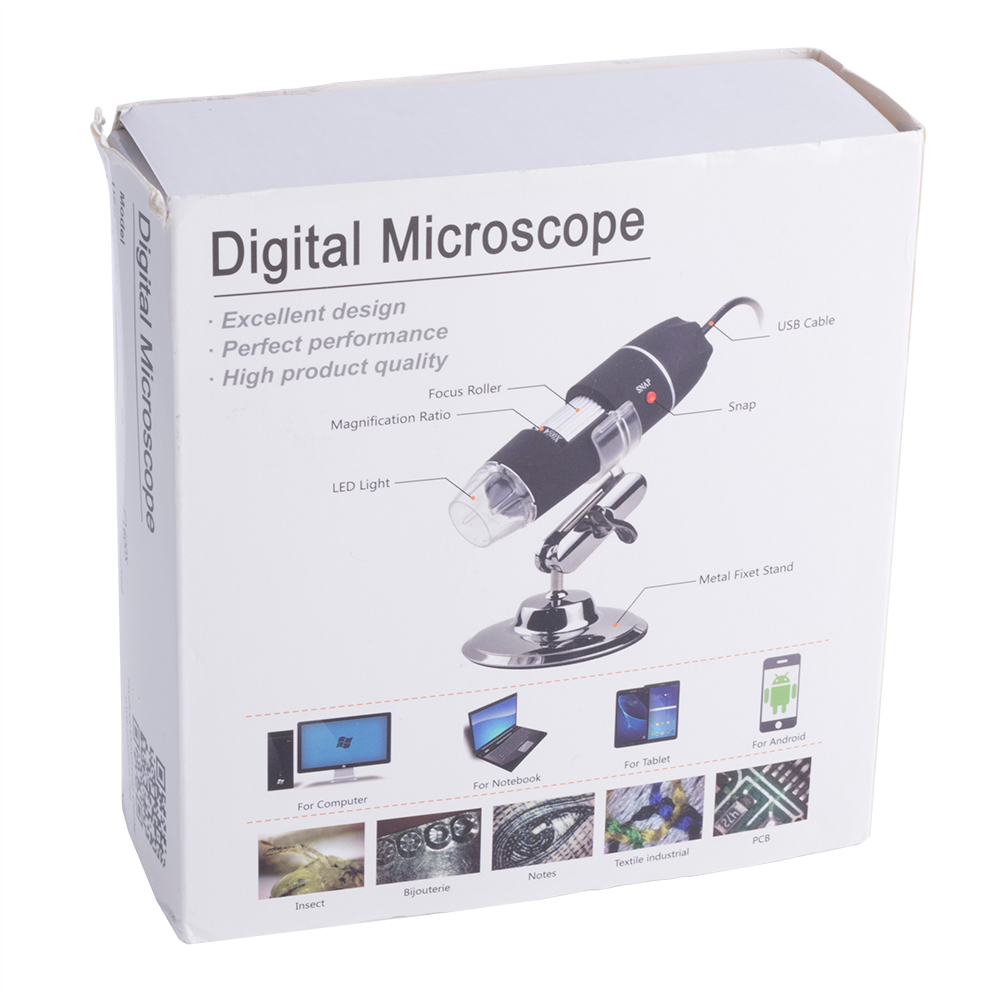 Микроскоп USB 1,3 MPix 40x-1000x с подсветкой