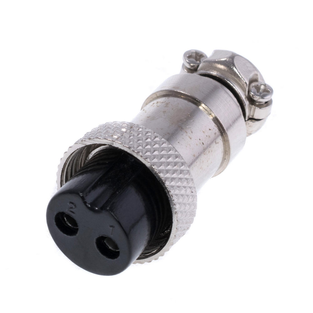 MIC322 Stecker für Mikrofon (2pin,  auf Kabel)