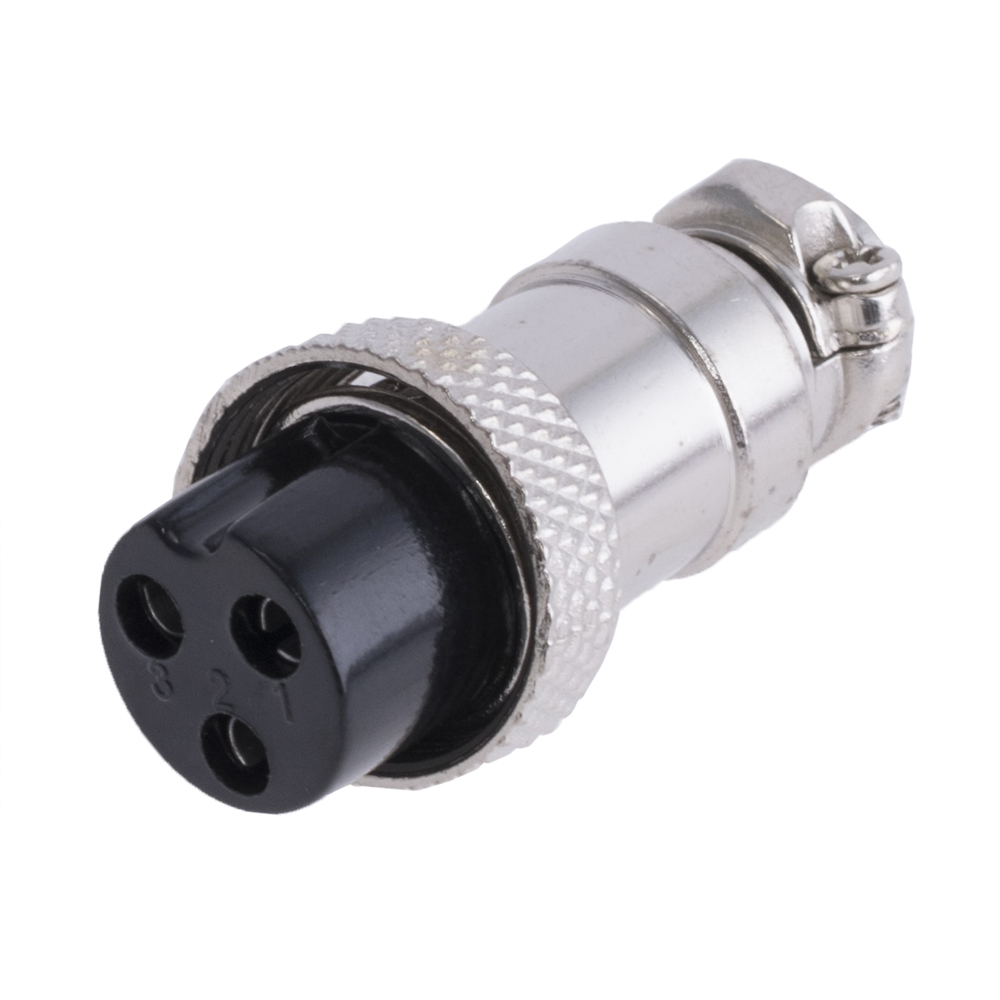 MIC323 Stecker für Mikrofon (3pin,  auf Kabel)