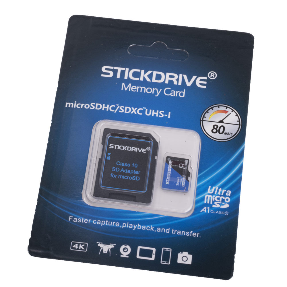 Speicherkarte Micro SDHC 8GB Class 10 UHS-I U1 (STICKDRIVE) Speicherkarte Micro SDHC 8GB Class 10 UHS-I U1 (STICKDRIVE)