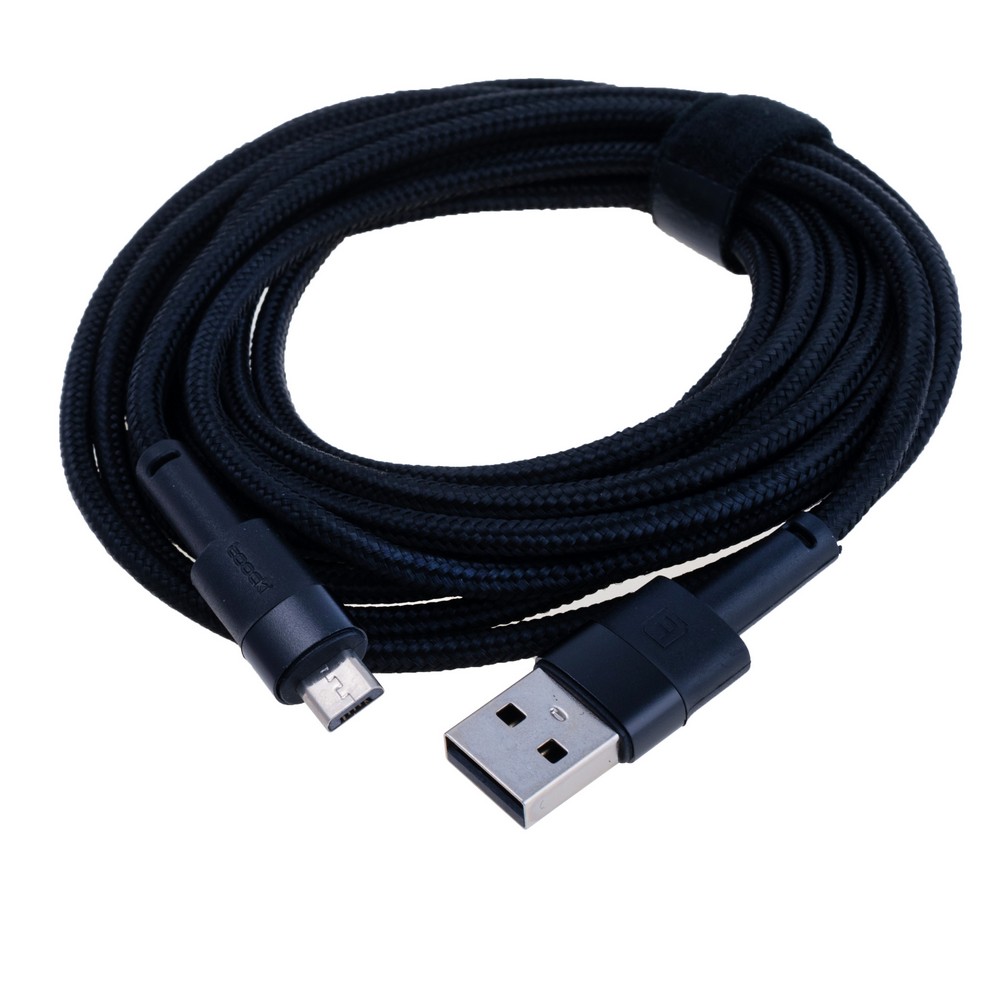 Провід micro USB чорний 3м