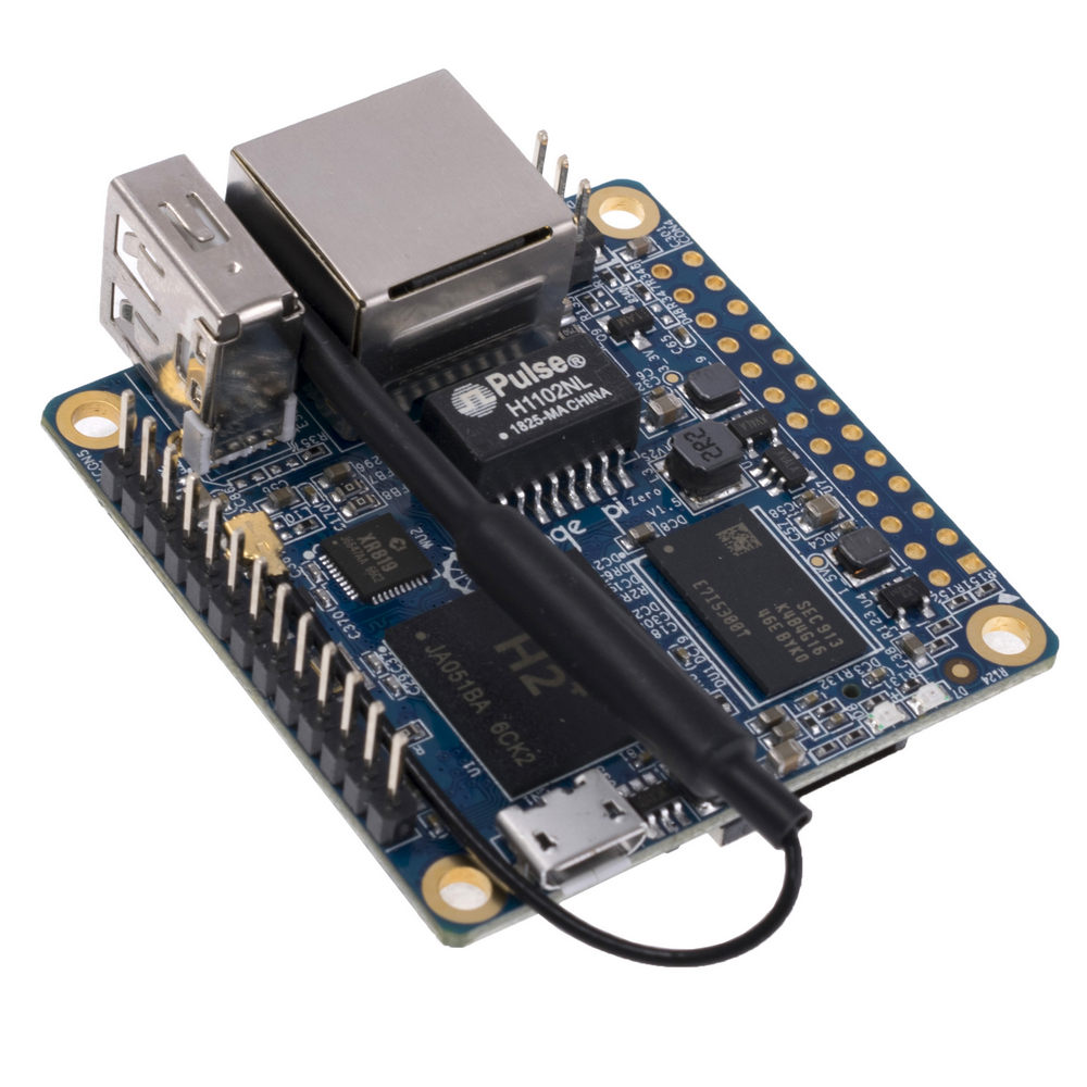 Микрокомпьютер Orange Pi zero 512 H2 Микрокомпьютер Orange Pi zero 512 H2